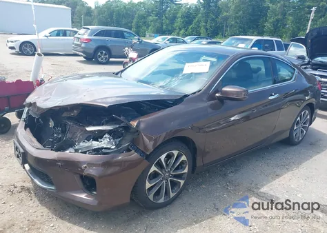 2013 Honda Accord Ex-L V-6 from USA, damaged, VIN 1HGCT2B87DA006494